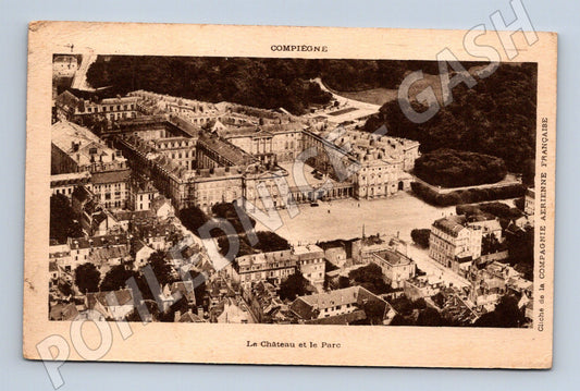 Pohlednice Compiègne zámek park 1926 (M16927)