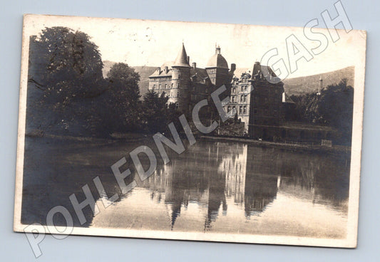 Pohlednice Vizille zámek rybník stará (M16932)