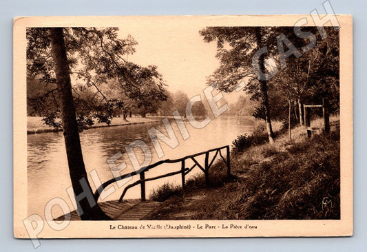 Pohlednice Vizille zámek park 1931 (M16943)