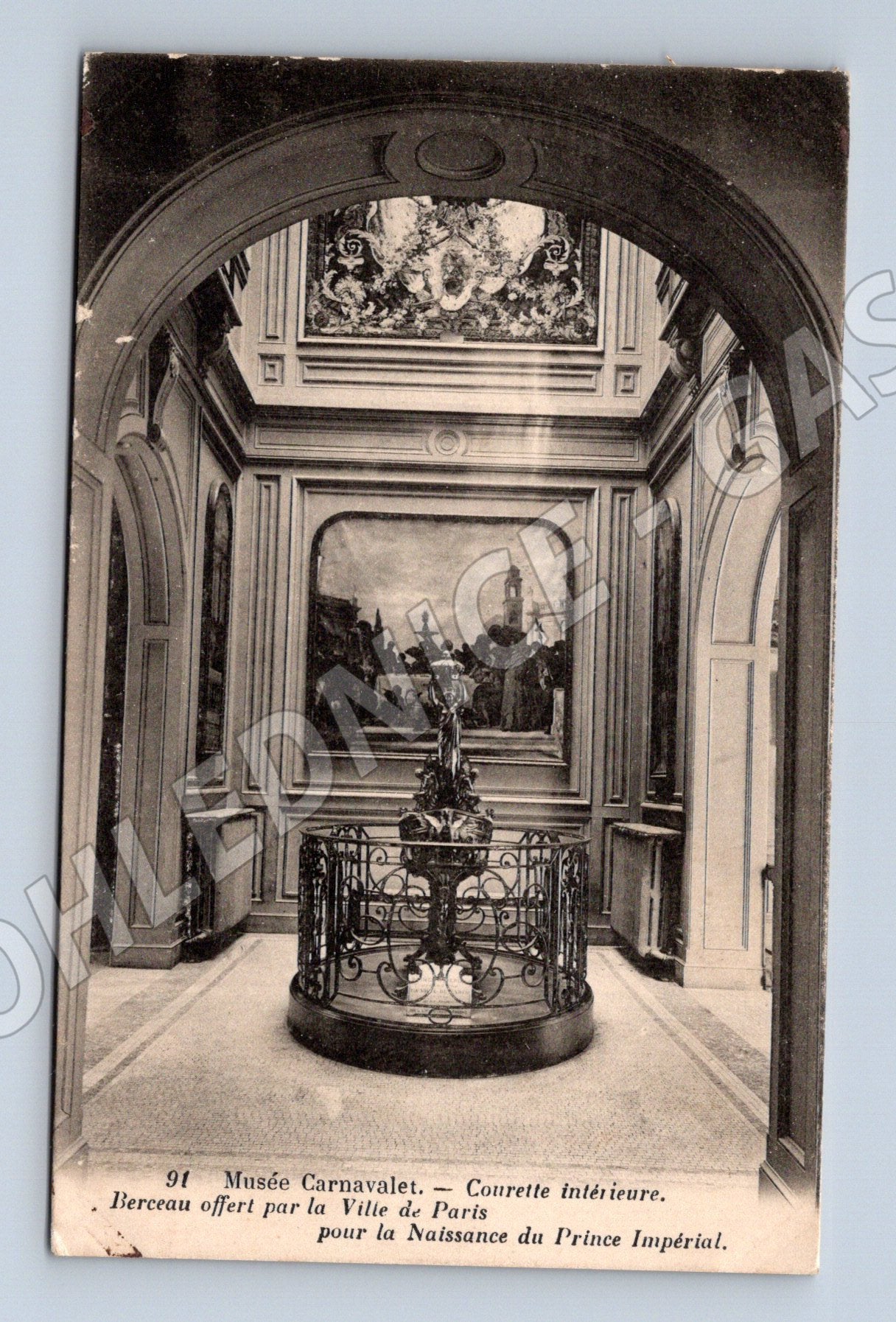 Pohlednice Musée Carnavalet Cornette intérieure (M16947)