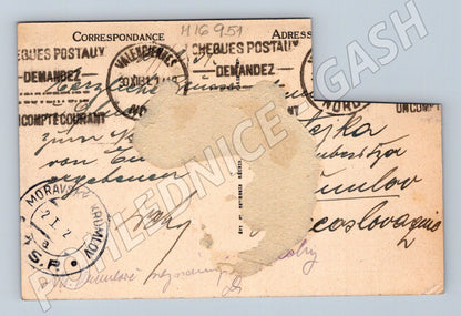 Pohlednice Valenciennes cca 1912 seříznutý roh (M16951)