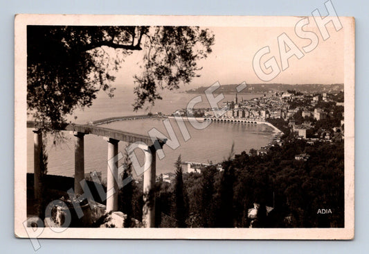 Pohlednice Menton 1934 Riviéra psaná (M16953)
