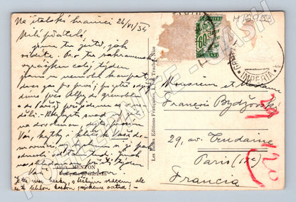 Pohlednice Menton 1934 Riviéra psaná (M16953)