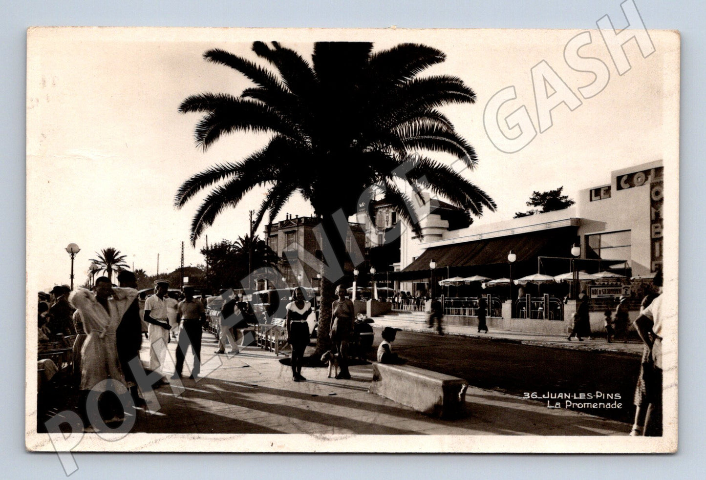 Pohlednice Juan les Pins 1934 Promenade (M16954)