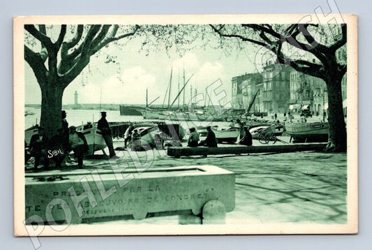 Pohlednice Cannes přístav Tuck (M16961)