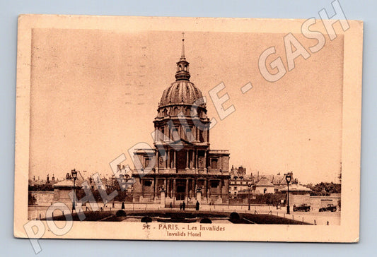 Pohlednice Paříž Les Invalides frankovaná (M16966)