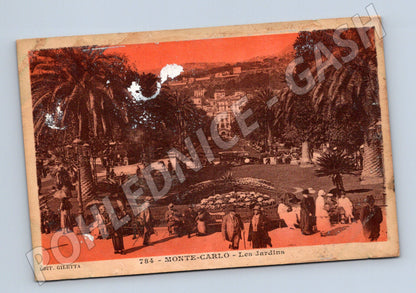 Pohlednice Monte Carlo Les Jardins kolorovaná (M16968)