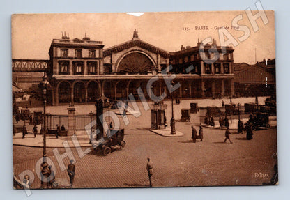 Pohlednice Paříž Gare de l Est stará (M16969)