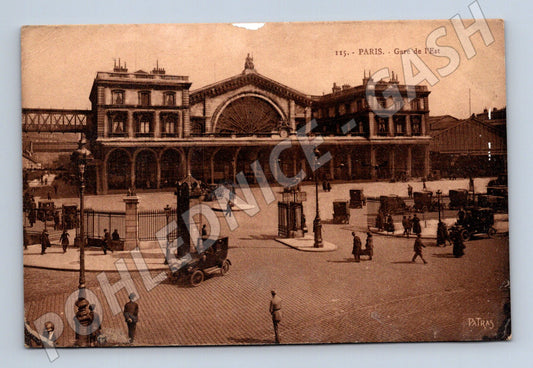 Pohlednice Paříž Gare de l Est stará (M16969)