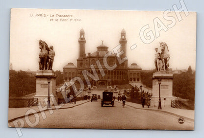 Pohlednice Paříž Trocadéro Pont d Iéna (M16973)