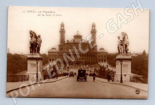 Pohlednice Paříž Trocadéro Pont d Iéna (M16973)