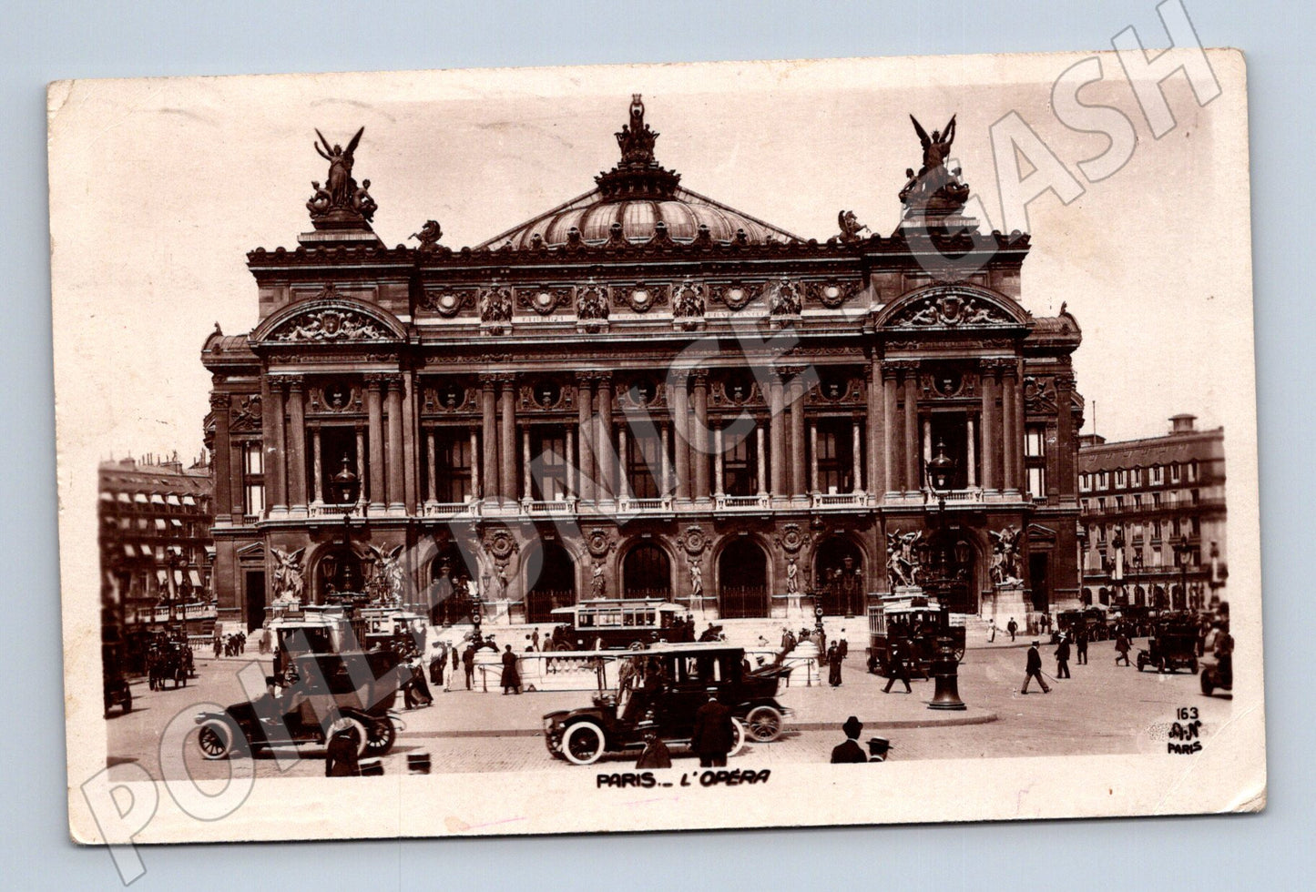 Pohlednice Paříž Opéra Garnier zaslaná (M16975)