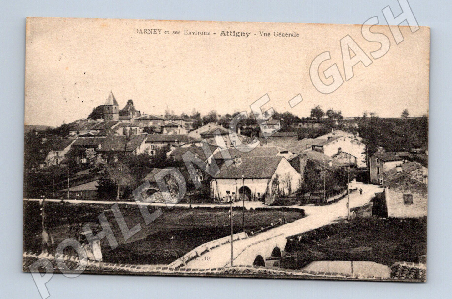 Pohlednice Darney Attigny 1918 Francie (M16979)
