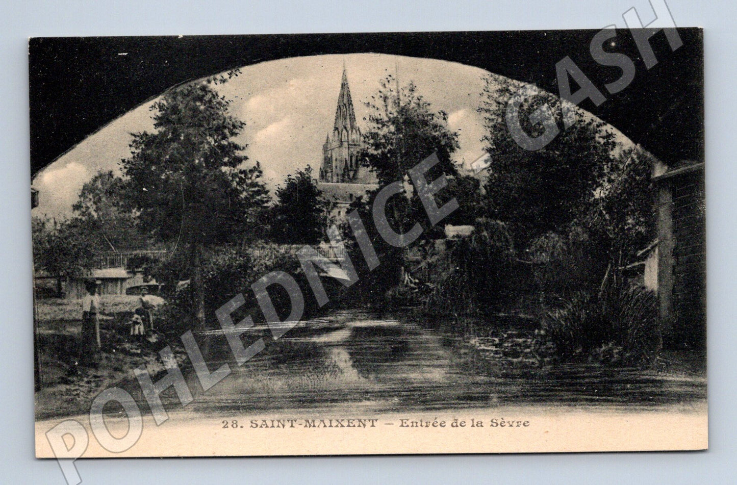 Pohlednice Saint Maixent Entrée de la Sèvre (M16980)