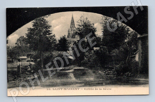 Pohlednice Saint Maixent Entrée de la Sèvre (M16980)