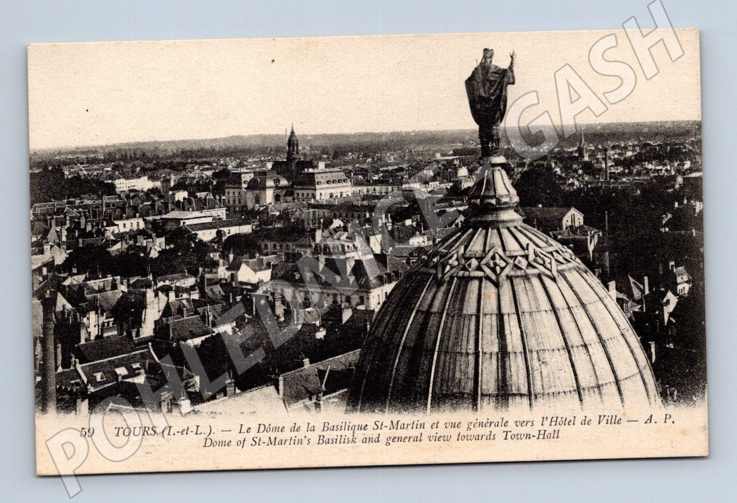 Pohlednice Tours dóm sv Martina panorama (M16982)