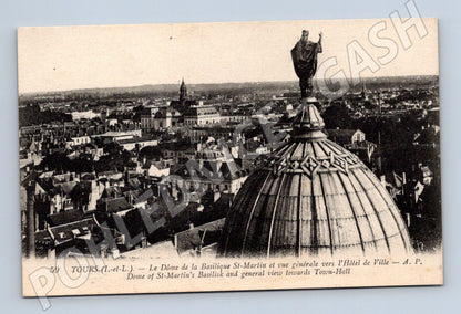 Pohlednice Tours dóm sv Martina panorama (M16982)