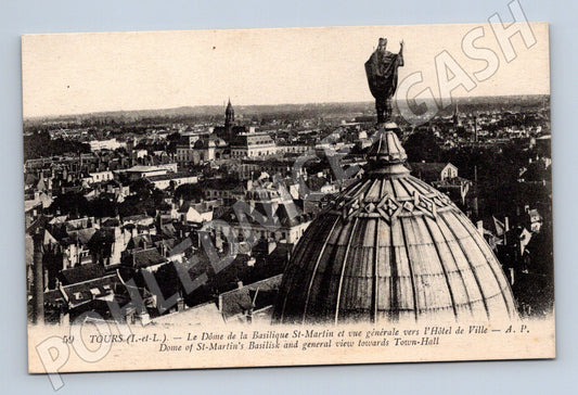 Pohlednice Tours dóm sv Martina panorama (M16982)