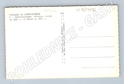 Pohlednice Saint Junien sv Kryštof 12 století (M16986)