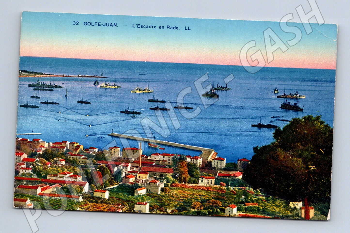 Pohlednice Golfe Juan flotila lodí (M16988)