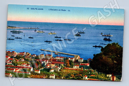 Pohlednice Golfe Juan flotila lodí (M16988)