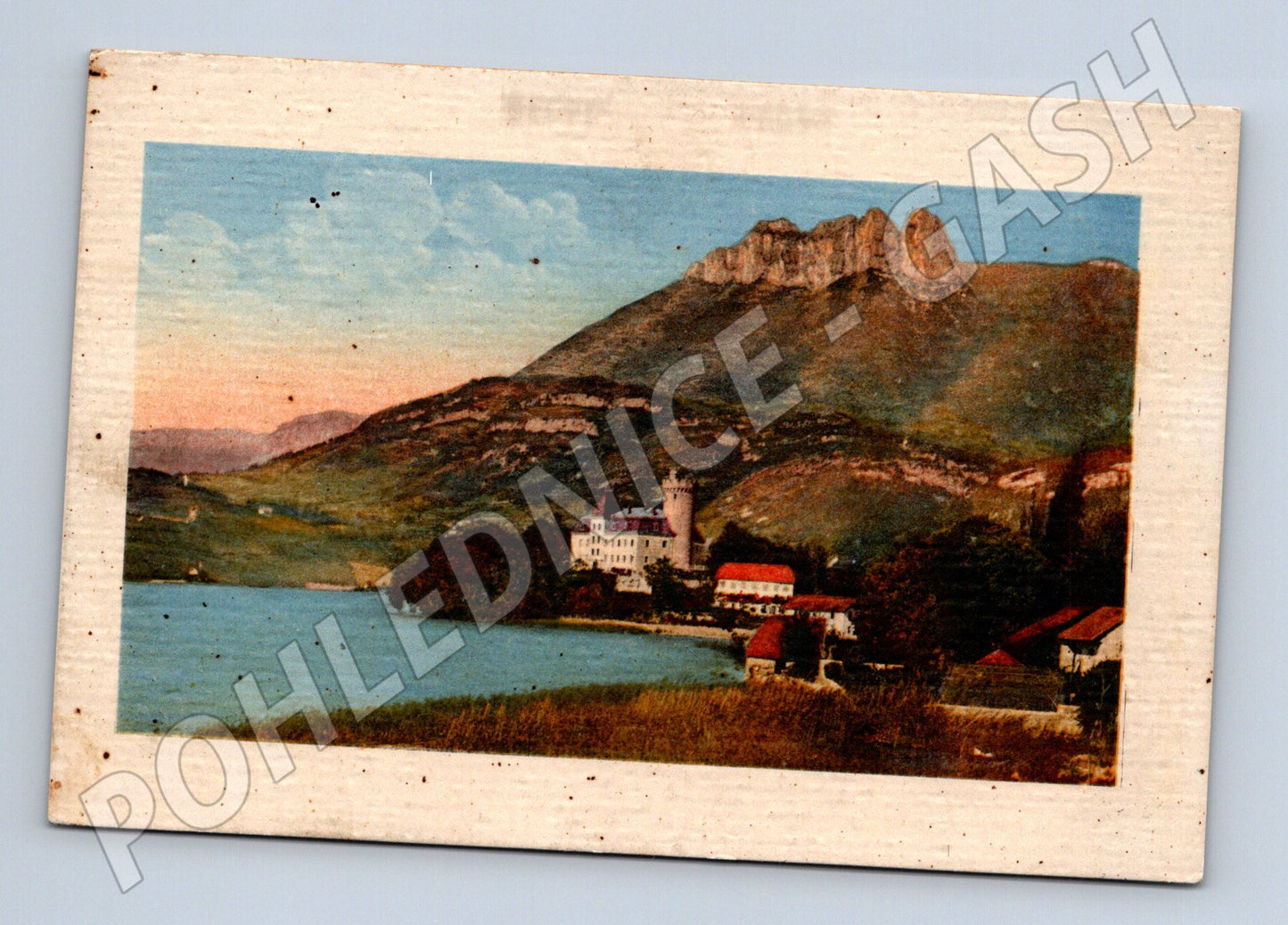 Pohlednice Lac Annecy Château Duingt Alpy (M16989)