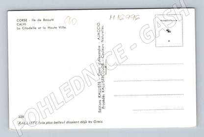 Pohlednice Korsika Calvi citadela (M16996)