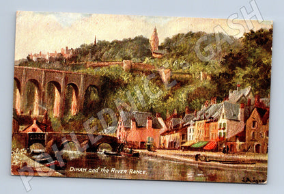 Pohlednice Dinan řeka Rance viadukt Oilette (M16997)