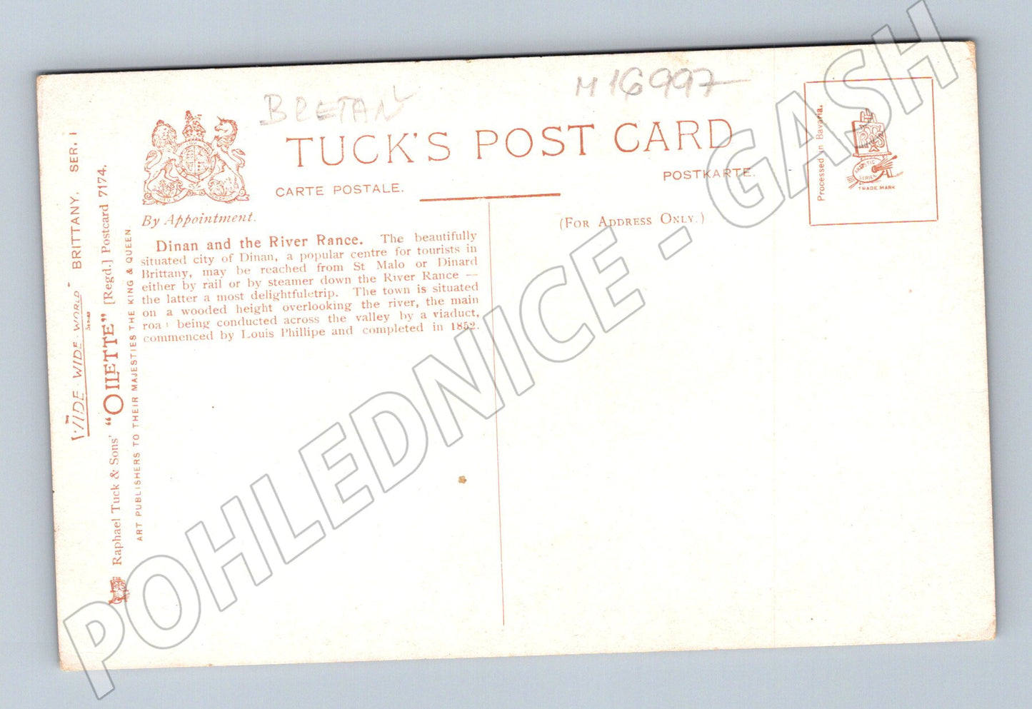 Pohlednice Dinan řeka Rance viadukt Oilette (M16997)