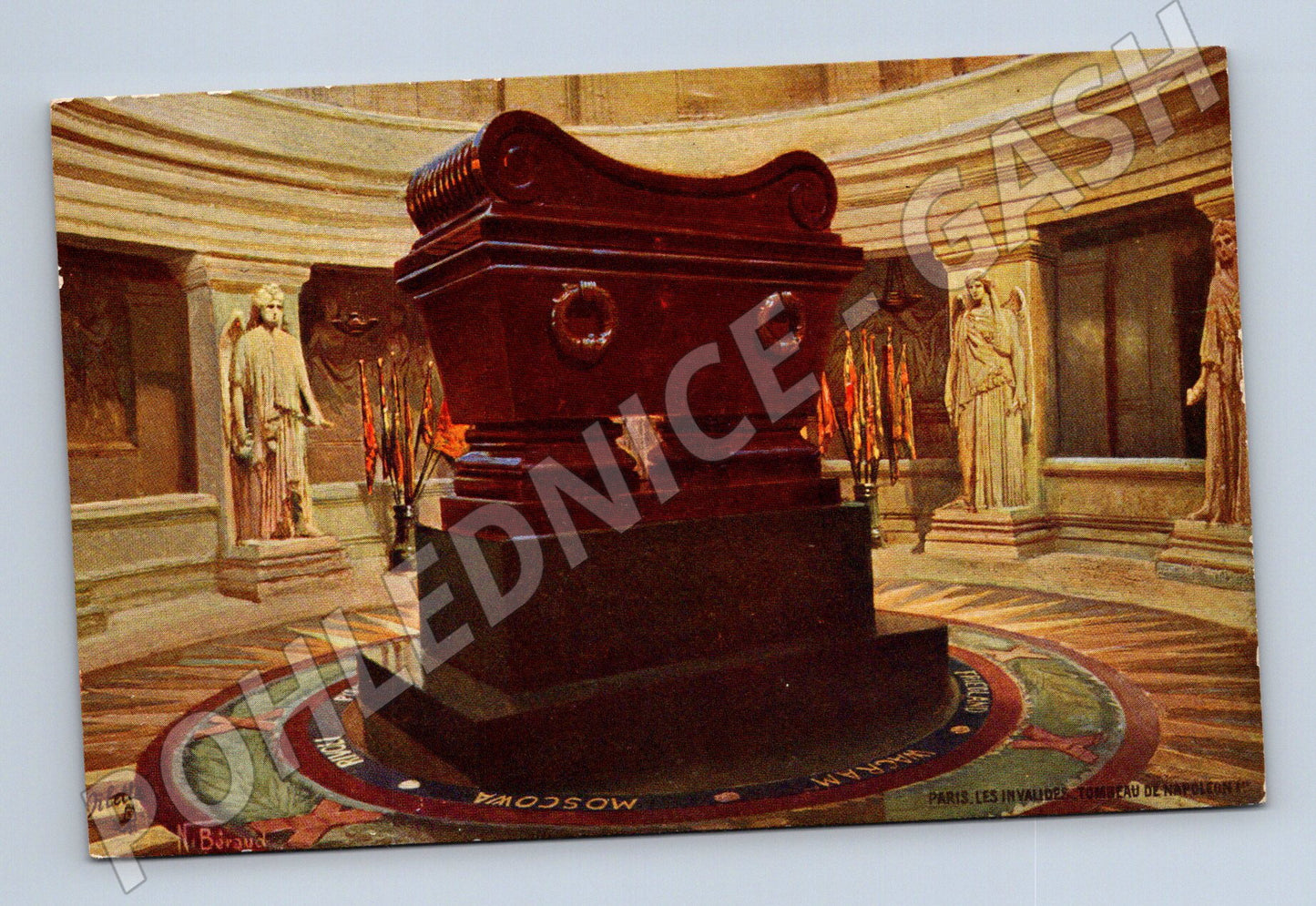 Pohlednice Paříž hrobka Napoleona Invalides (M17000)