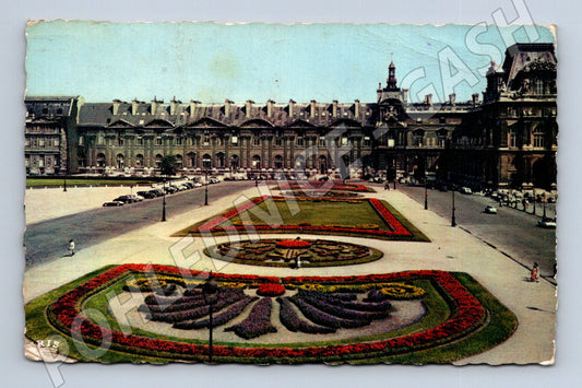 Pohlednice Paříž Louvre zahrady zaslaná (M17001)