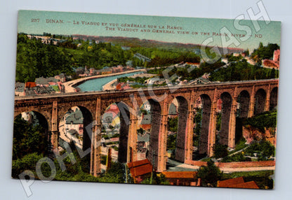 Pohlednice Dinan viadukt Rance stará (M17005)