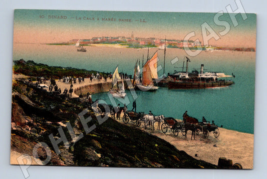 Pohlednice Dinard La Cale Marée Basse (M17006)