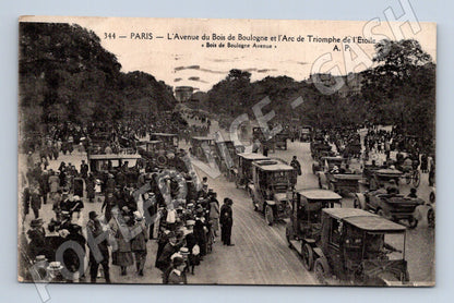 Pohlednice Paříž Bois de Boulogne 1920s (M17010)