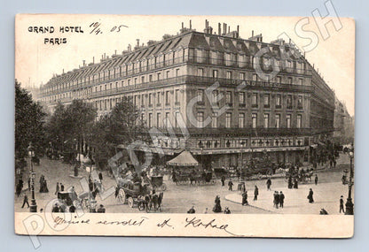 Pohlednice Grand Hotel Paris 1905 (M17011)