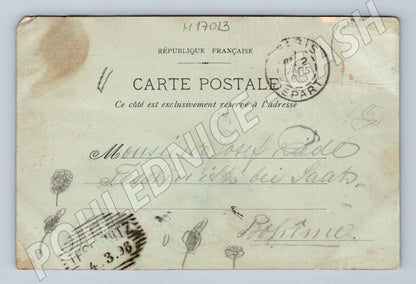 Pohlednice Paříž Invalides 1898 zaslaná (M17013)