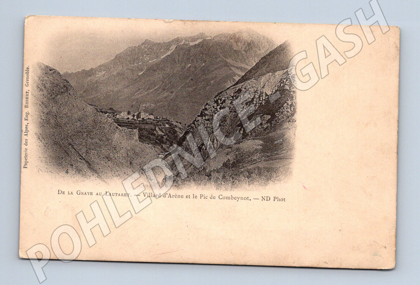 Pohlednice Villard d Arène 1920 Alpy (M17016)