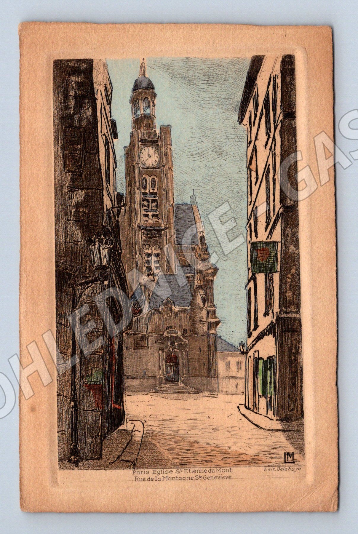 Pohlednice Paříž Saint Etienne du Mont 1932 (M17018)