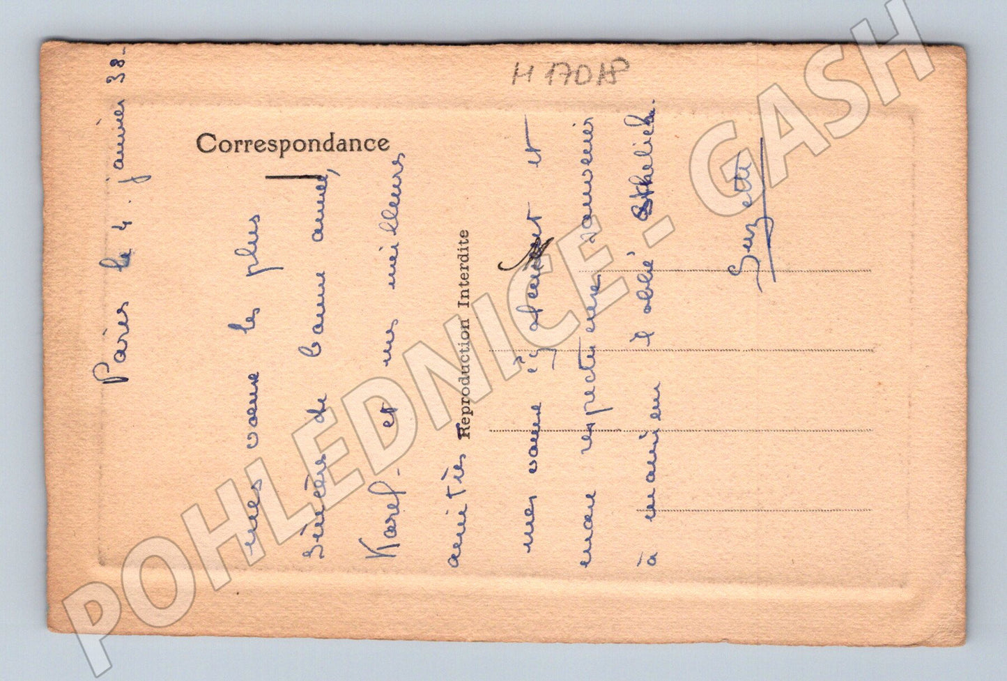 Pohlednice Paříž Saint Etienne du Mont 1932 (M17018)