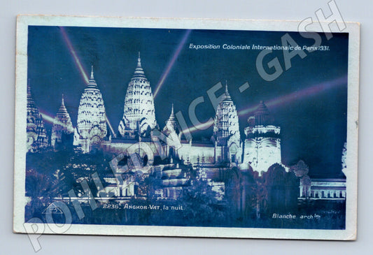 Pohlednice Angkor Vat Paříž 1931 (M17019)