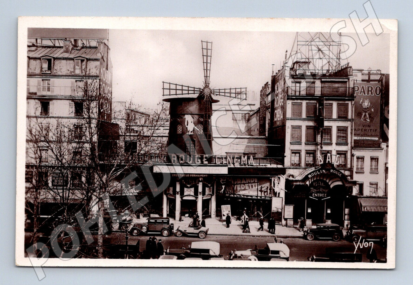 Pohlednice Moulin Rouge Paříž 30 léta (M17020)