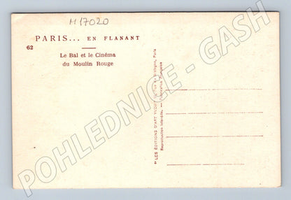 Pohlednice Moulin Rouge Paříž 30 léta (M17020)
