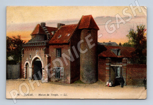 Pohlednice Douai Maison du Temple 1910 (M17022)