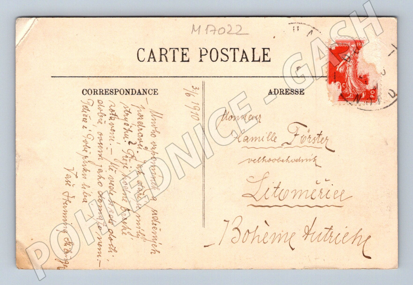 Pohlednice Douai Maison du Temple 1910 (M17022)