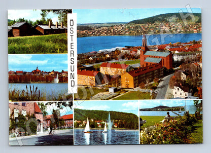 Pohlednice Östersund 1965 více záběrů (M17027)