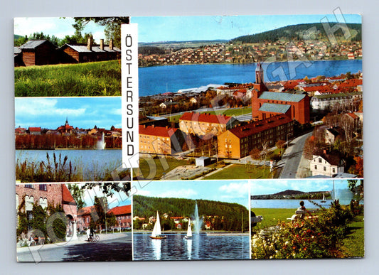 Pohlednice Östersund 1965 více záběrů (M17027)