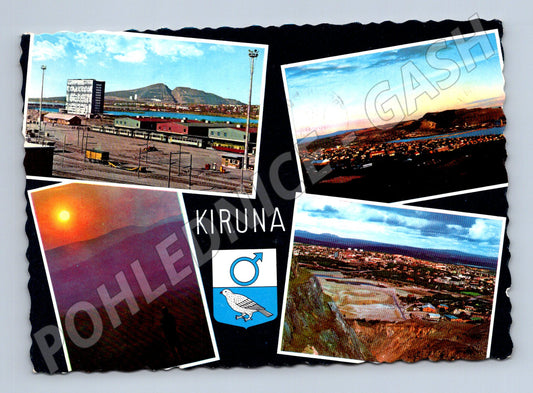 Pohlednice Kiruna 1970 více pohledů (M17028)