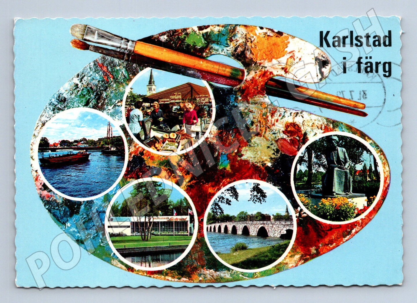 Pohlednice Karlstad 1972 barevná (M17033)