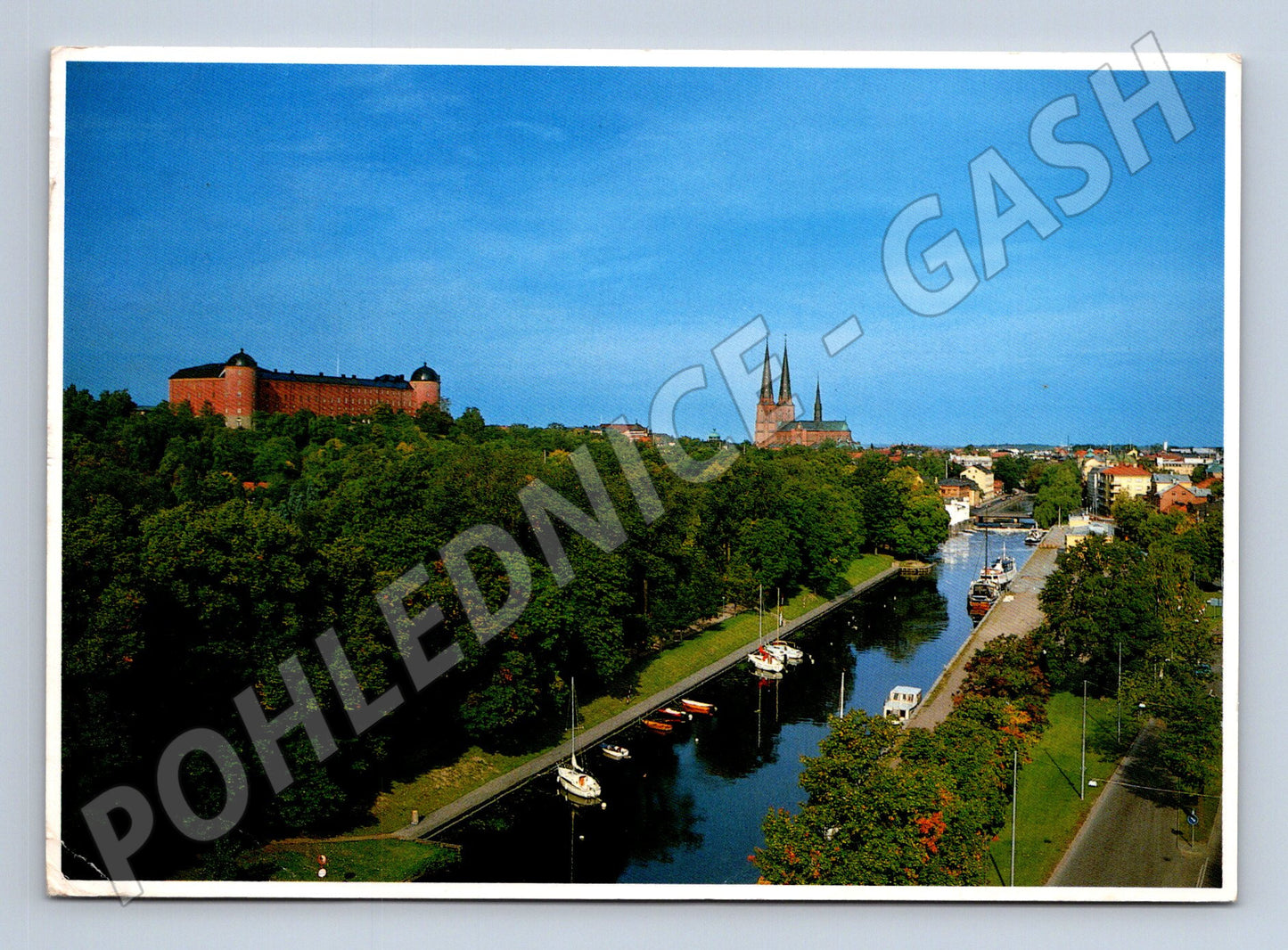 Pohlednice Uppsala zámek katedrála 1991 (M17034)