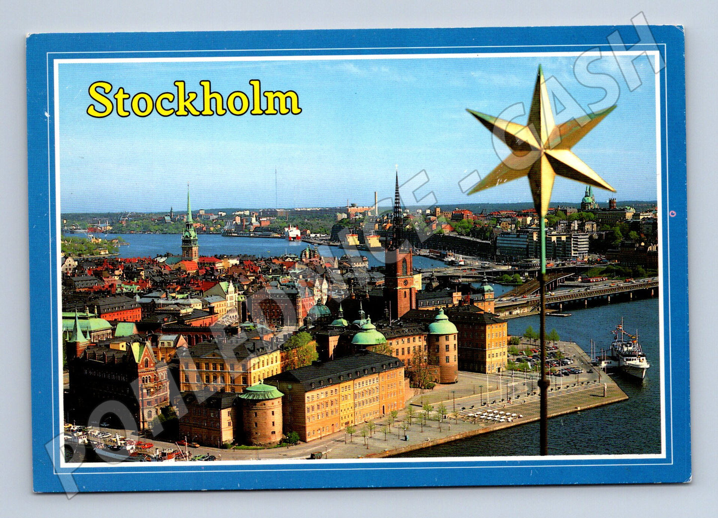 Pohlednice Stockholm letecký staré město (M17036)